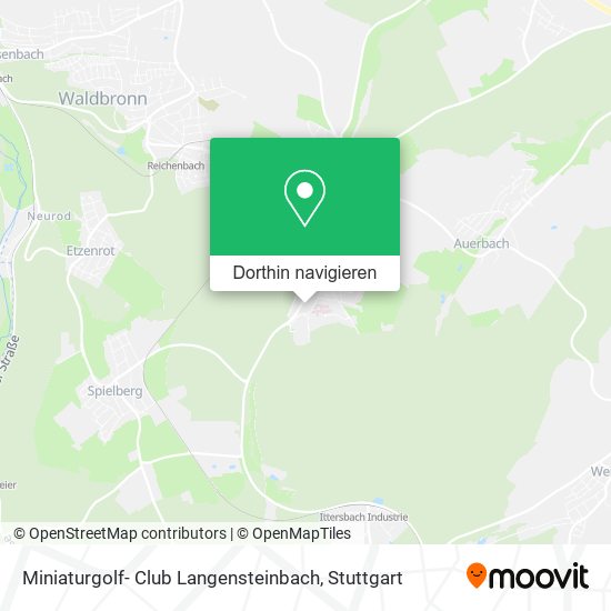 Miniaturgolf- Club Langensteinbach Karte