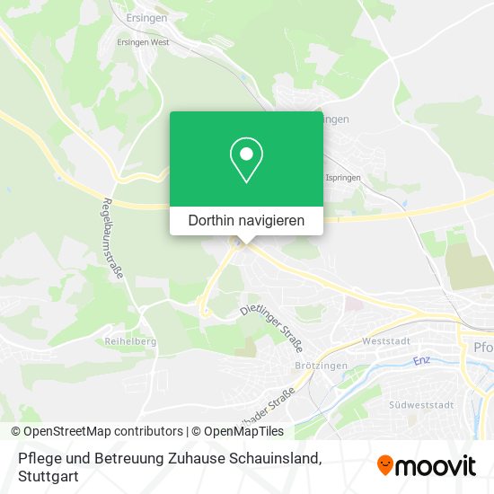 Pflege und Betreuung Zuhause Schauinsland Karte