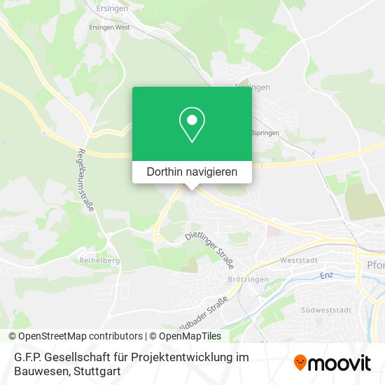 G.F.P. Gesellschaft für Projektentwicklung im Bauwesen Karte