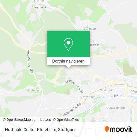 Nottinblu Center Pforzheim Karte