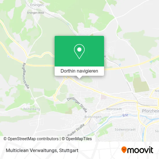 Multiclean Verwaltungs Karte