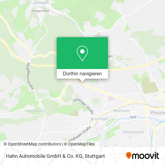 Hahn Automobile GmbH & Co. KG Karte