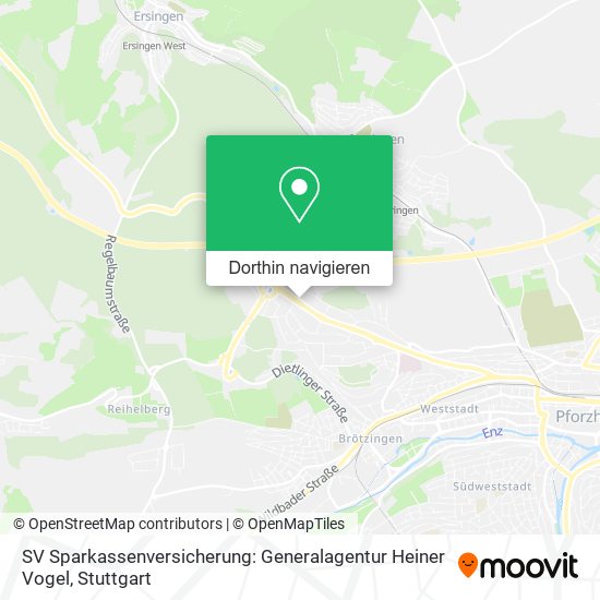 SV Sparkassenversicherung: Generalagentur Heiner Vogel Karte