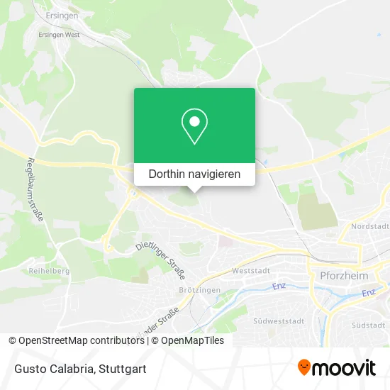 Gusto Calabria Karte