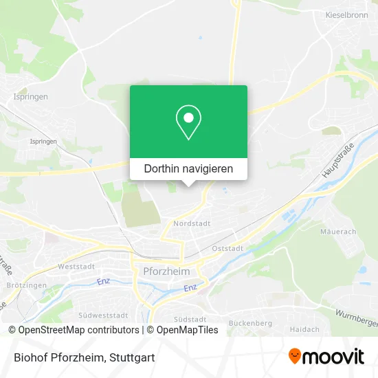 Biohof Pforzheim Karte