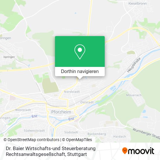 Dr. Baier Wirtschafts-und Steuerberatung Rechtsanwaltsgesellschaft Karte