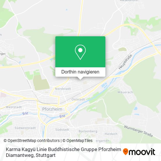 Karma Kagyü Linie Buddhistische Gruppe Pforzheim Diamantweg Karte