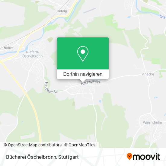 Bücherei Öschelbronn Karte