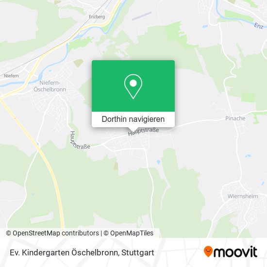 Ev. Kindergarten Öschelbronn Karte