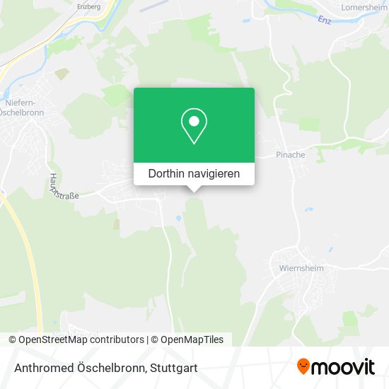 Anthromed Öschelbronn Karte