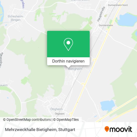 Mehrzweckhalle Bietigheim Karte