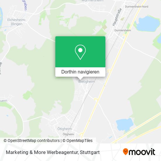 Marketing & More Werbeagentur Karte