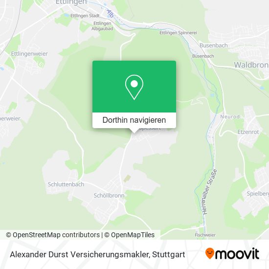 Alexander Durst Versicherungsmakler Karte
