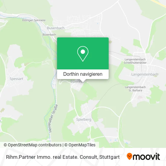 Rihm.Partner Immo. real Estate. Consult Karte