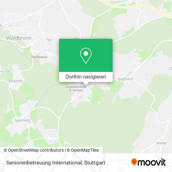 Seniorenbetreuung International Karte