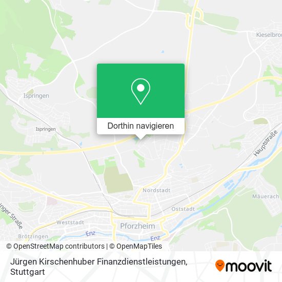 Jürgen Kirschenhuber Finanzdienstleistungen Karte