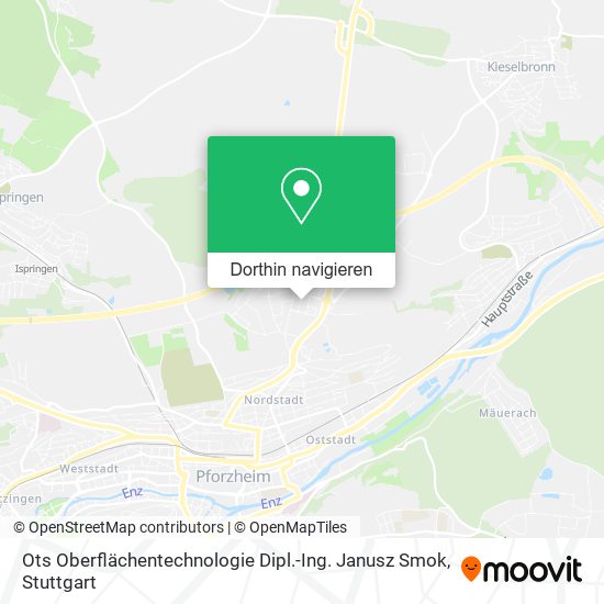Ots Oberflächentechnologie Dipl.-Ing. Janusz Smok Karte