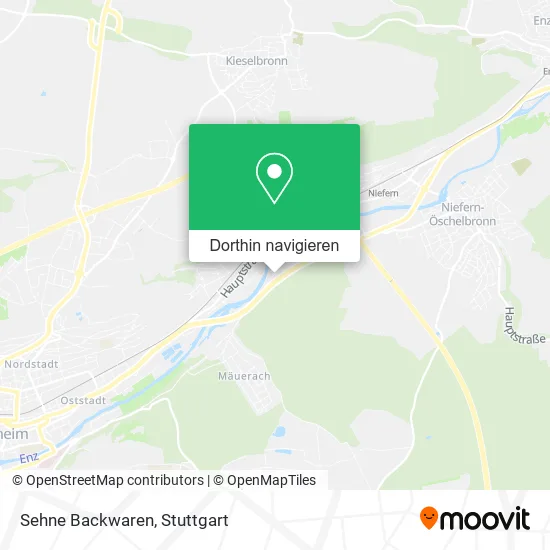 Sehne Backwaren Karte