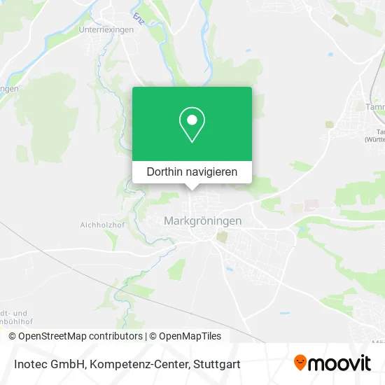 Inotec GmbH, Kompetenz-Center Karte