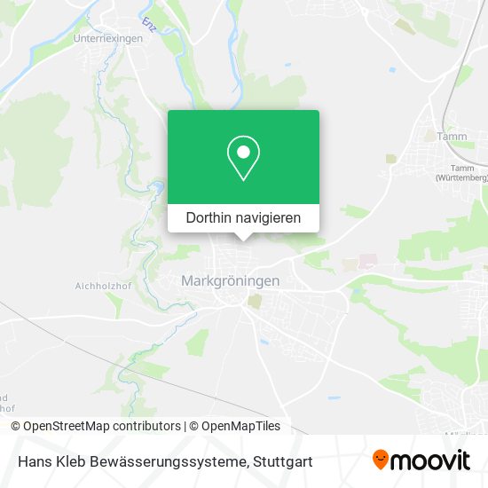 Hans Kleb Bewässerungssysteme Karte