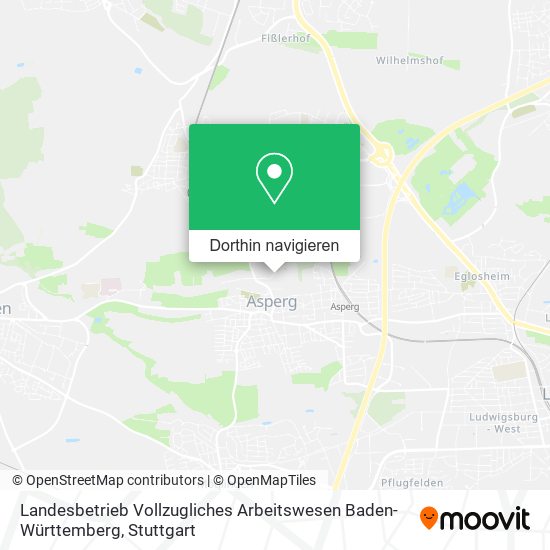 Landesbetrieb Vollzugliches Arbeitswesen Baden-Württemberg Karte
