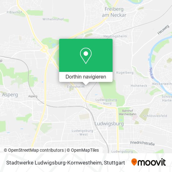 Stadtwerke Ludwigsburg-Kornwestheim Karte