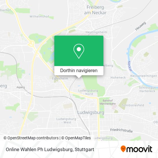 Online Wahlen Ph Ludwigsburg Karte