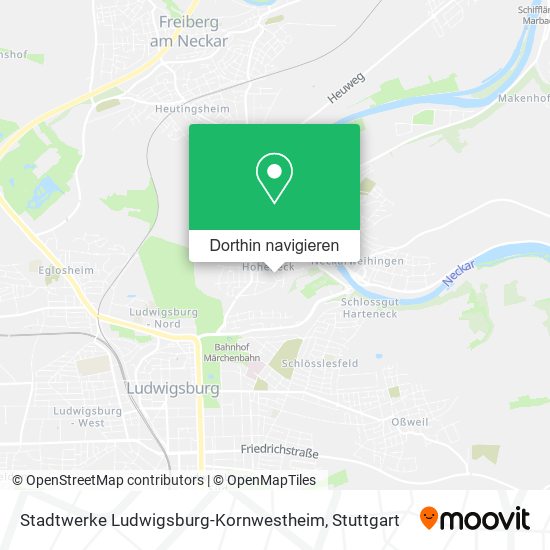 Stadtwerke Ludwigsburg-Kornwestheim Karte