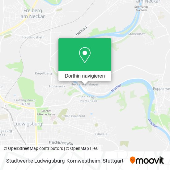 Stadtwerke Ludwigsburg-Kornwestheim Karte