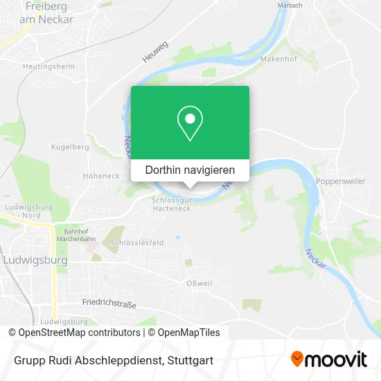 Grupp Rudi Abschleppdienst Karte