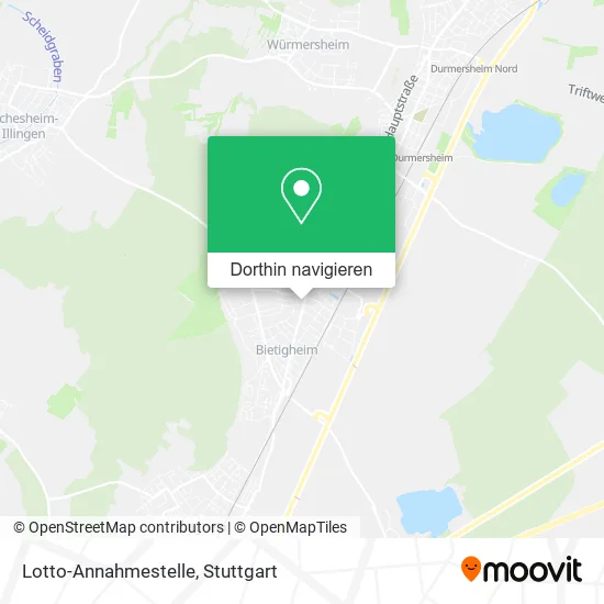 Lotto-Annahmestelle Karte