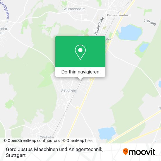 Gerd Justus Maschinen und Anlagentechnik Karte