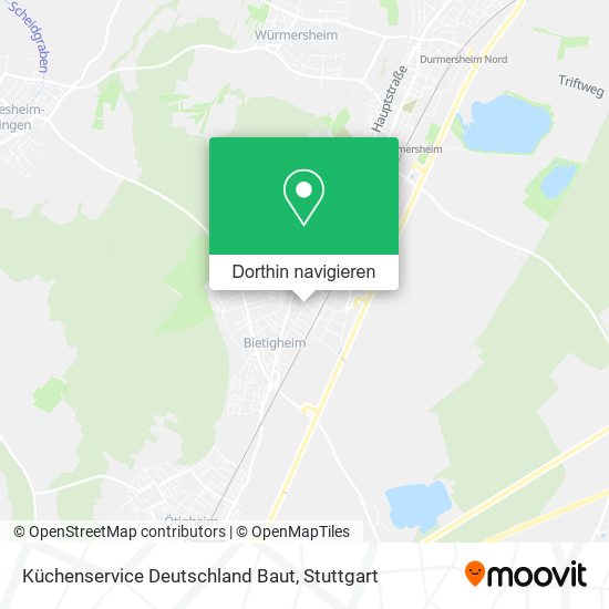 Küchenservice Deutschland Baut Karte