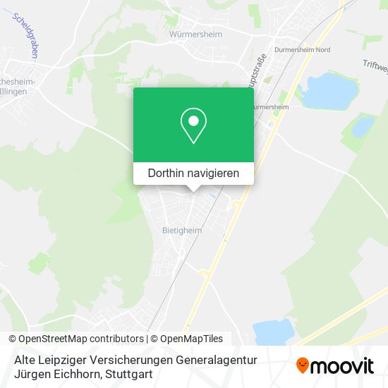 Alte Leipziger Versicherungen Generalagentur Jürgen Eichhorn Karte