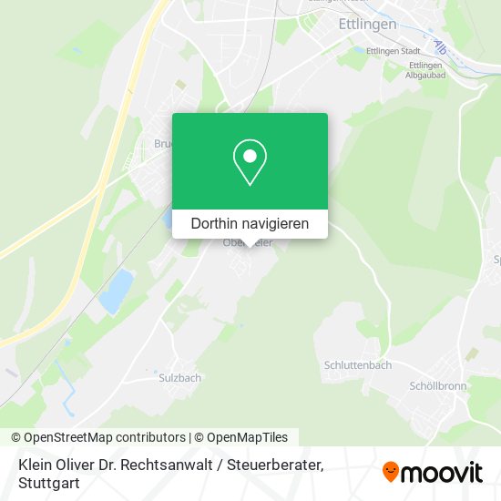 Klein Oliver Dr. Rechtsanwalt / Steuerberater Karte