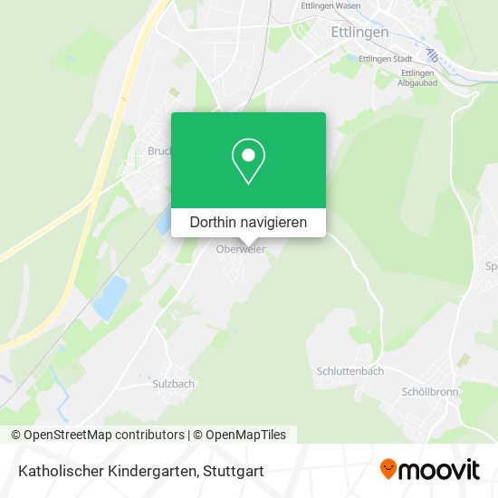 Katholischer Kindergarten Karte