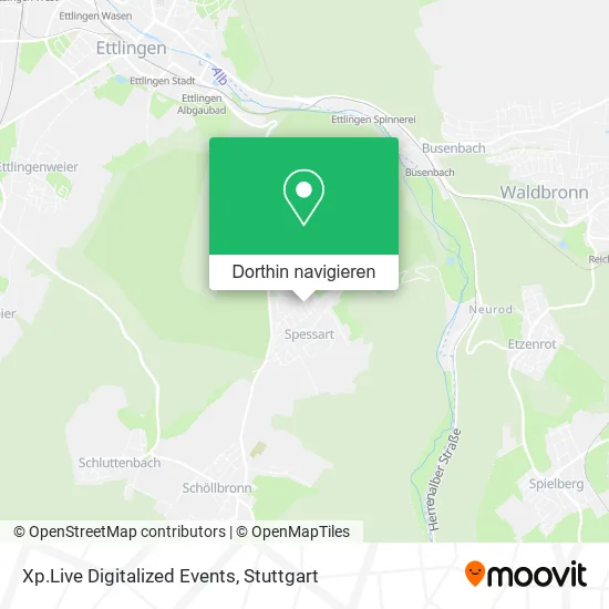 Xp.Live Digitalized Events Karte