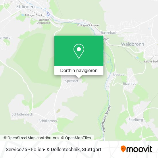 Service76 - Folien- & Dellentechnik Karte
