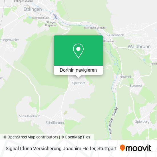 Signal Iduna Versicherung Joachim Helfer Karte