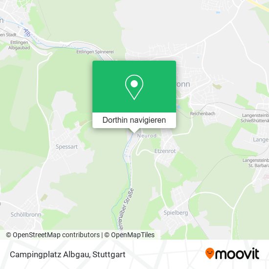 Campingplatz Albgau Karte