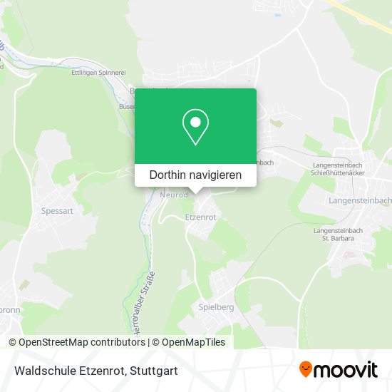 Waldschule Etzenrot Karte