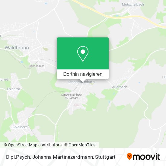 Dipl.Psych. Johanna Martinezerdmann Karte