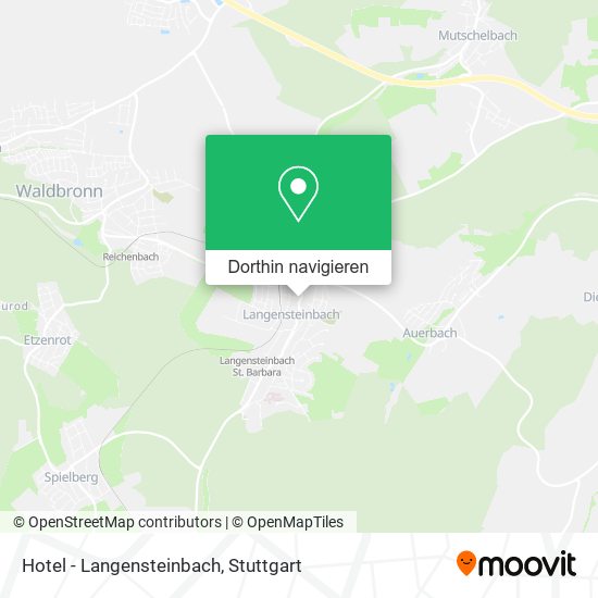 Hotel - Langensteinbach Karte