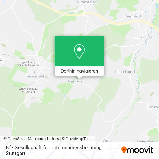 Bf - Gesellschaft für Unternehmensberatung Karte