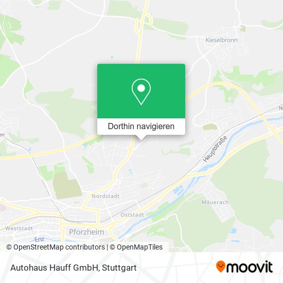 Autohaus Hauff GmbH Karte