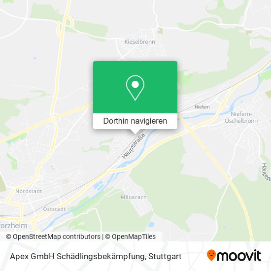 Apex GmbH Schädlingsbekämpfung Karte
