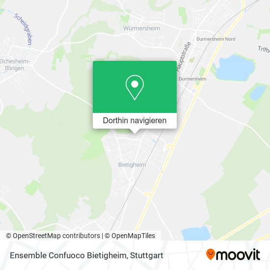 Ensemble Confuoco Bietigheim Karte
