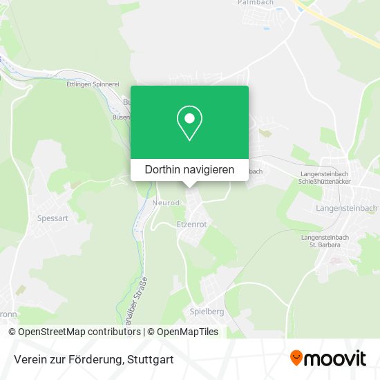 Verein zur Förderung Karte
