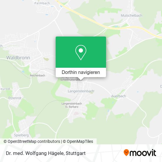 Dr. med. Wolfgang Hägele Karte