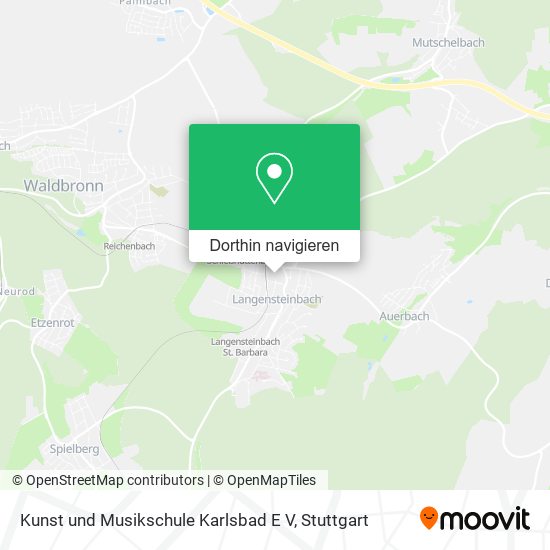 Kunst und Musikschule Karlsbad E V Karte